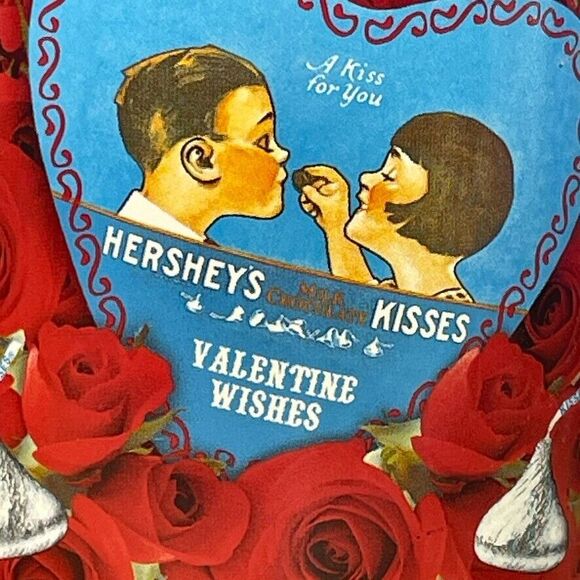 Hersheys Kisses 3D Valentine Mug Nostalgic Romantic Roses Chocolate Twist Handle - Picture 2 of 9